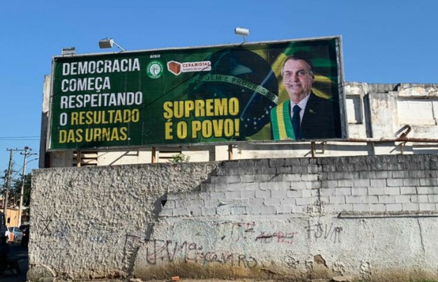 Outdoor Jair Bolsonaro em Campos-RJ