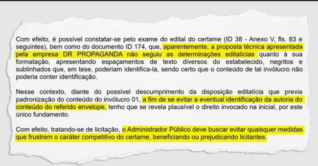 Câmara de Macaé-RJ: Juiz suspende resultado de licitação na área de publicidade