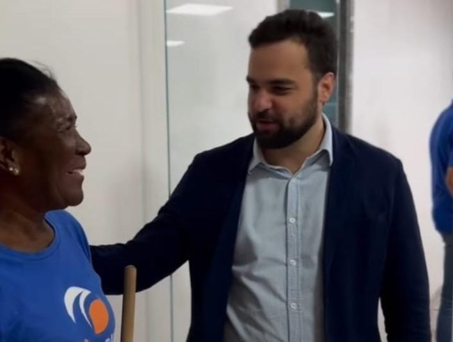 Caio Vianna: pré-candidato à Câmara Federal visita a Usina Nova Canabrava