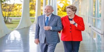 Lula e Dilma no Palacio do Planalto